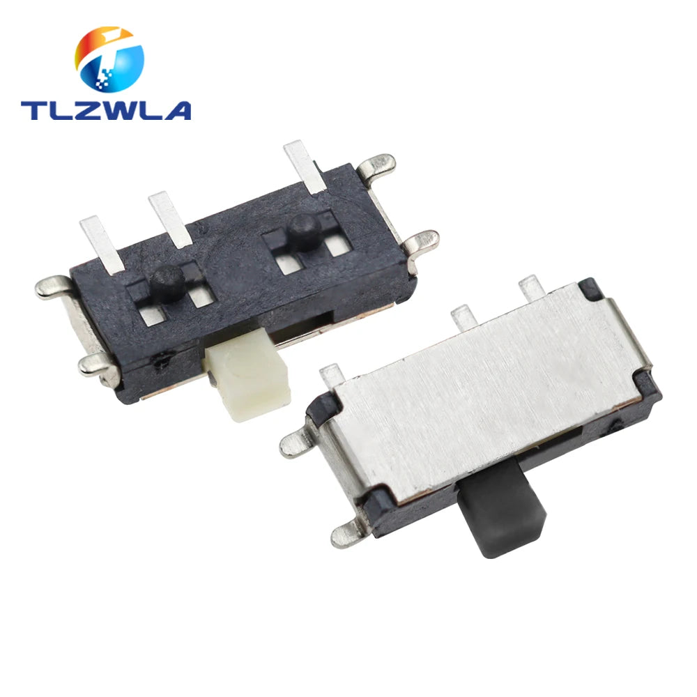50PCS Mini 7-Pin On/Off 1P2T SPDT MSK-12C02 SMD Toggle Slide Switch For MP3 MP4