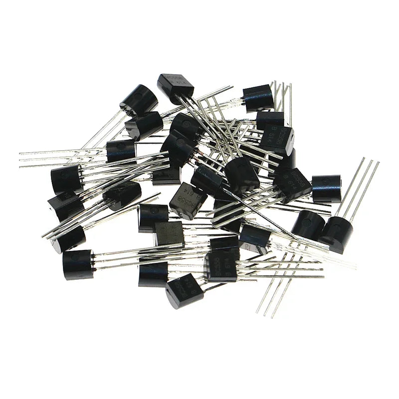 840pcs 24Values TO-92 PNP/NPN Transistor Assortment Kit BC327 BC337 BC547 2N2222 3904 3906 C945 BC517 BC550 BC556 BC558 S9014
