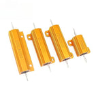 2/4PCS 10W 50W 100W Aluminum Resistor 1/6/8 Ohm 0.1-10KΩ Metal Case Load Resistor for Power Supply Test