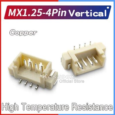 Molex 1.25mm Pitch SMT Vertical Socket Plug Header Connector by Keszoox, 53398/53261 Series (02–08, 1071), For Micro Drone DIY