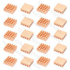 WE DO HEATSINK Small Tiny Useful Pure Copper Heat Sink Without or With Thermal Pad For Raspberry Pi Banana Pi IC Chipset Package