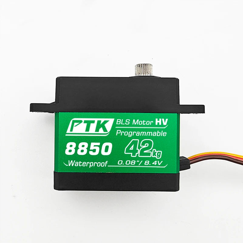 PTK Servo 8.4V 30kg 40kg High speed0.05 brushless RC servo motor Waterproof 1/8 1/10 1/12 scale automotive fixed wing robot 180°