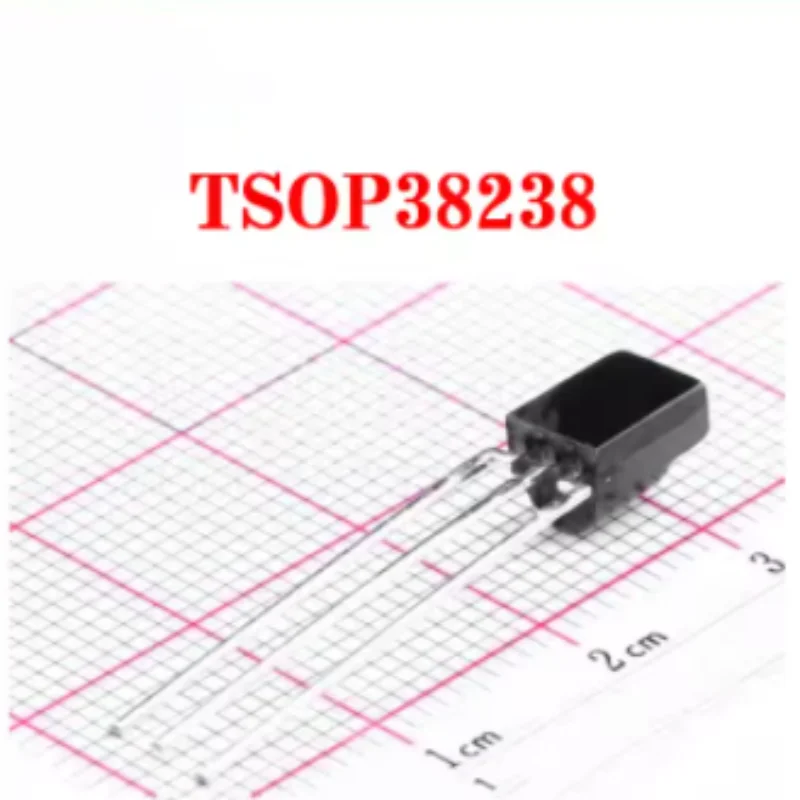 10PCS TSOP38238 DIP3 2.5-5.5V 38kHz Brand new original imported stock