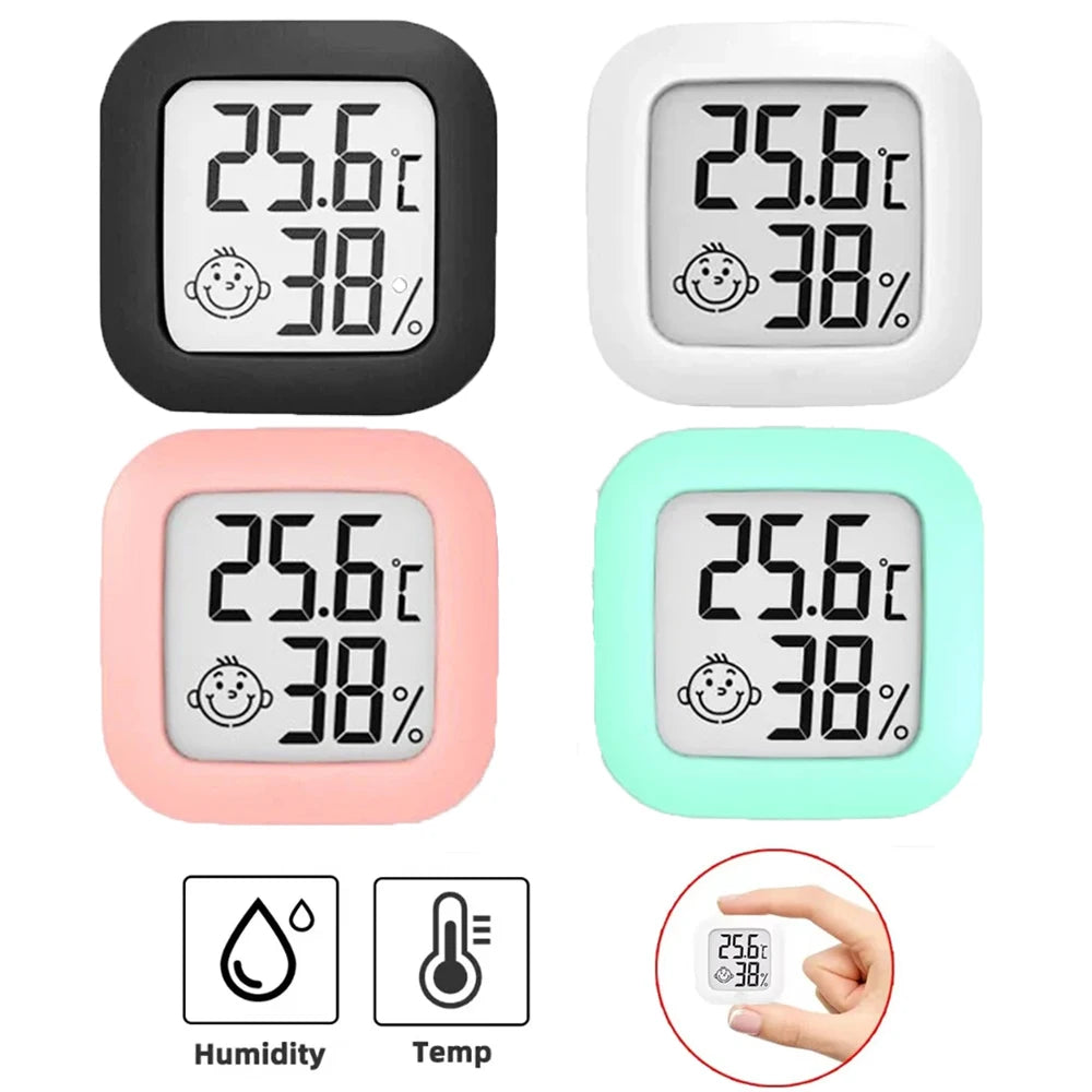 1 Pc Digital LCD Thermometer Hygrometer Indoor Room Mini Electronic Temperature Humidity Meter Sensor Gauge for Home Baby