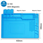 Antistatic Blanket  Heat Insulation Thick Durable Silicon Soldering Mat for PC Phone Station Mat BGA Soldering Repair Tool