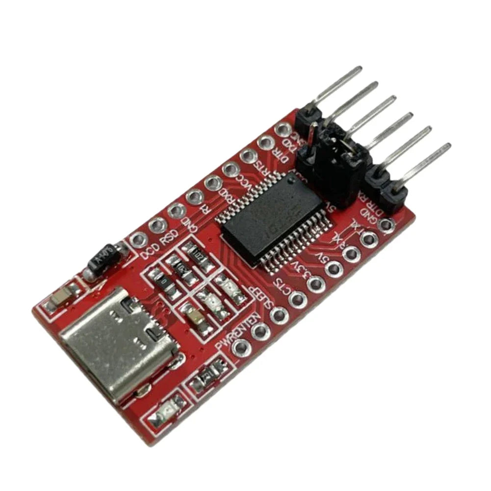 FT232RL FTDI Type-C to TTL Serial Converter Adapter Module 3.3V 5.5V FT232R Breakout Mini USB to TTL Adapter Board for Arduino