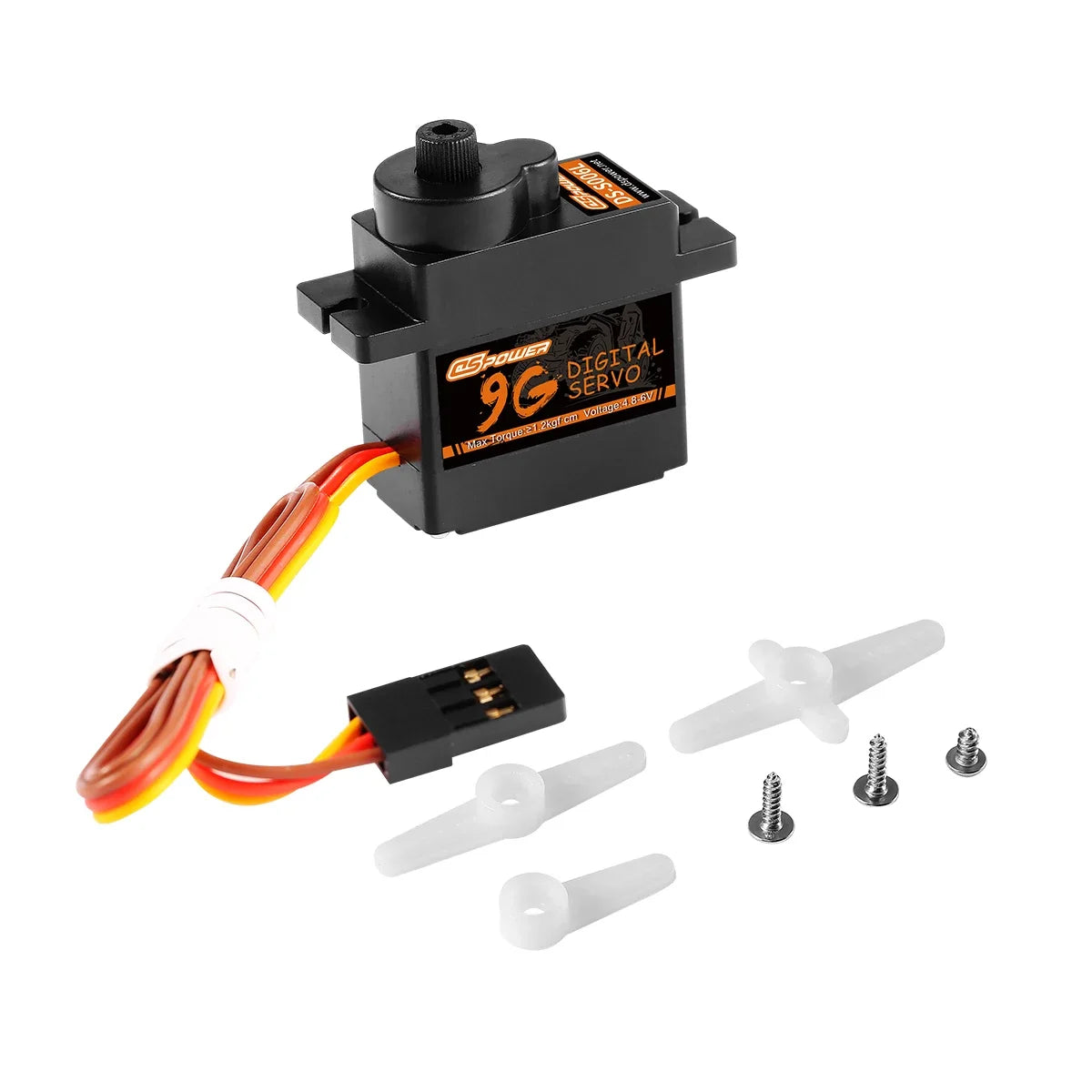 1/5pcs DSpower 9g 12g Metal/plastic Gear Mini Micro Servo Motor for RC Plane SG90 MG90S Helicopter Drone Fixed-Wing Car Robot