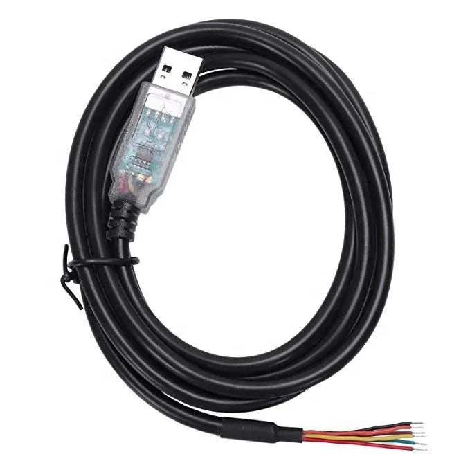 FTDI Chip Usb to RS485 Cable with TX/RX LEDs, Wire End, 1.8M USB-RS485-WE Compatible