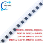 20pcs/lot TVS Diode SMBJ5.0A  SMBJ5.0A  SMBJ6.5A SMBJ7.5A SMBJ12A  SMBJ15A SMBJ24A  SMBJ28A  SMBJ30A SMBJ33A  SMBJ48A DO-214AA