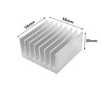 Extruded Aluminum Heatsink Radiator Heat Sink Cooler for Electronic LED Chip Cooling Heat Dissipation
