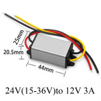 24V to 12V 2A -5A Power Buck Converter Voltage Transformer Waterproof Regulator Reducer Module Power Supply DC Buck Converter