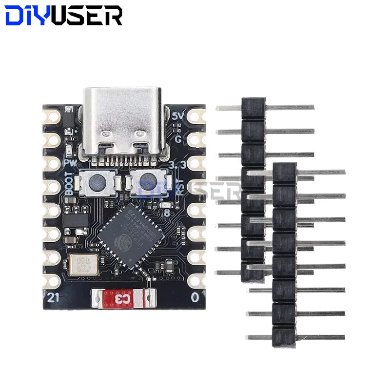 DIYUSER ESP32-C3 MINI Development Board ESP32 SuperMini Development Board ESP32-C3 MINI Board WiFi Bluetooth Expansion Board