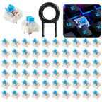 45/62/70PCS 3-pin Tactile Mechanical Keyboard Switches Plastic PC Keyboard Replacement Parts For RGB Mechanical Keyboards