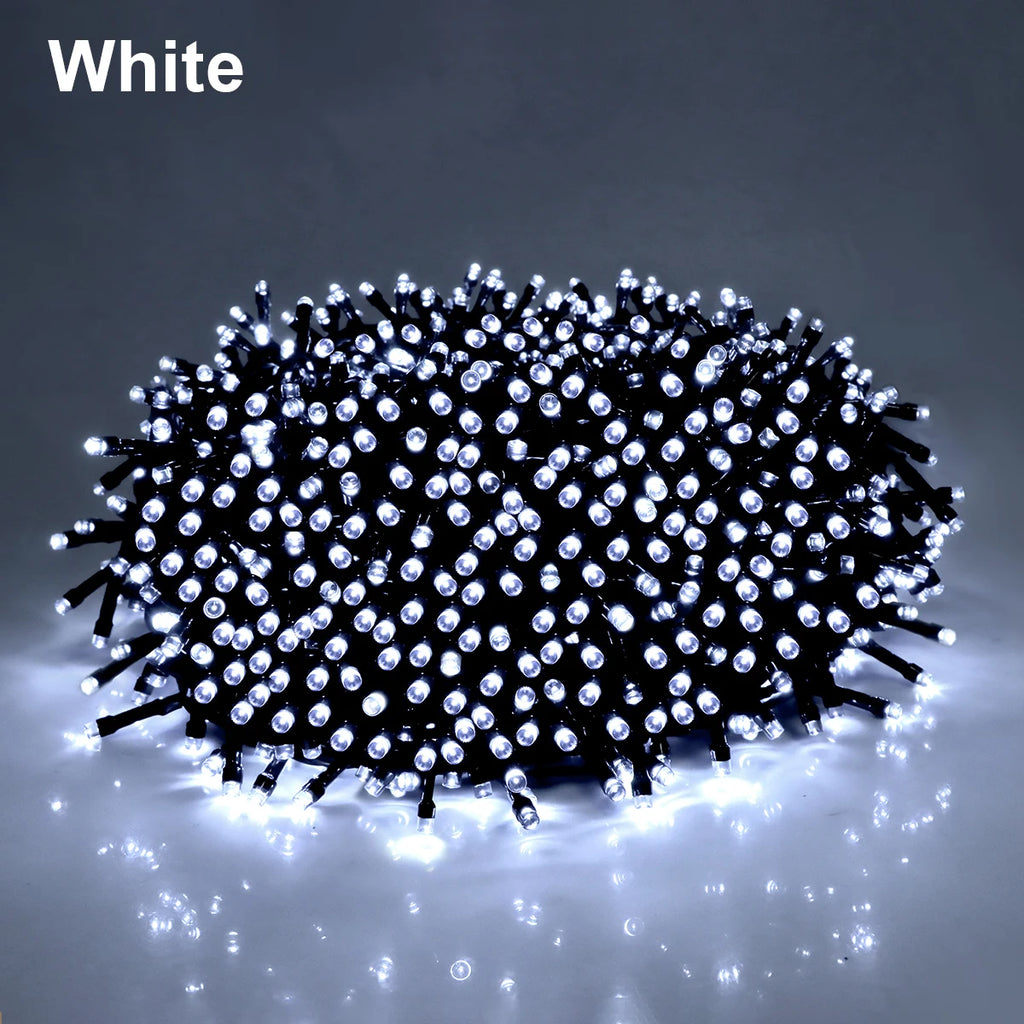 Holiday 24V LED Christmas Lights Fairy Garland String Light 10M-50M 100M Waterproof For Outdoor Garden Home New Year Party Decor