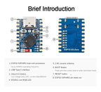 Zero Mini Dev Board for ESP32-S3, WiFi BT 3.3V/5V Compatible Module, Wireless MCU for Arduino Projects & DIY