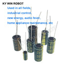 Direct Plug Radial Electrolytic Capacitor 6.3V-450V 10UF-4700UF 105℃ High Frequency Low ESR Aluminum Capacitor Fast Shipping Off