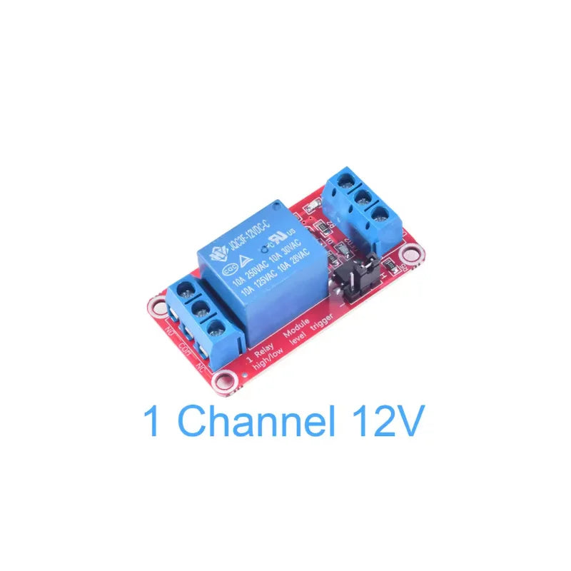 High/Low Level Trigger Relay Module 1/2/4/8 Channel 5V12V24V Home Intelligent Control Module With Optocoupler Isolation Output