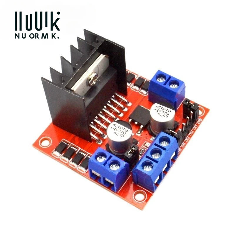 L298N Motor Driver Module for DC and Stepper Motors - Smart Car Robot Accessories