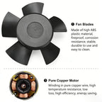 3010 4010 5010 3D Printer Cooling Fan, 12V 24V 5V 2Pin Low Noise, for Ender 3-Style J-Head Heatsink