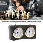 Chess Clock Professional Wind Up Multi Functional Mechanism Portable Large Easy To Read Dials Chinese Chess Mechanical Timer