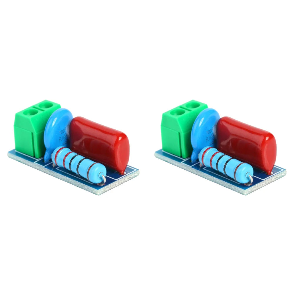 1/2/3pcs RC Absorption Circuit Module Relay Contact Protection Resistance Surge AC/DC 5V-400V Snubber Board
