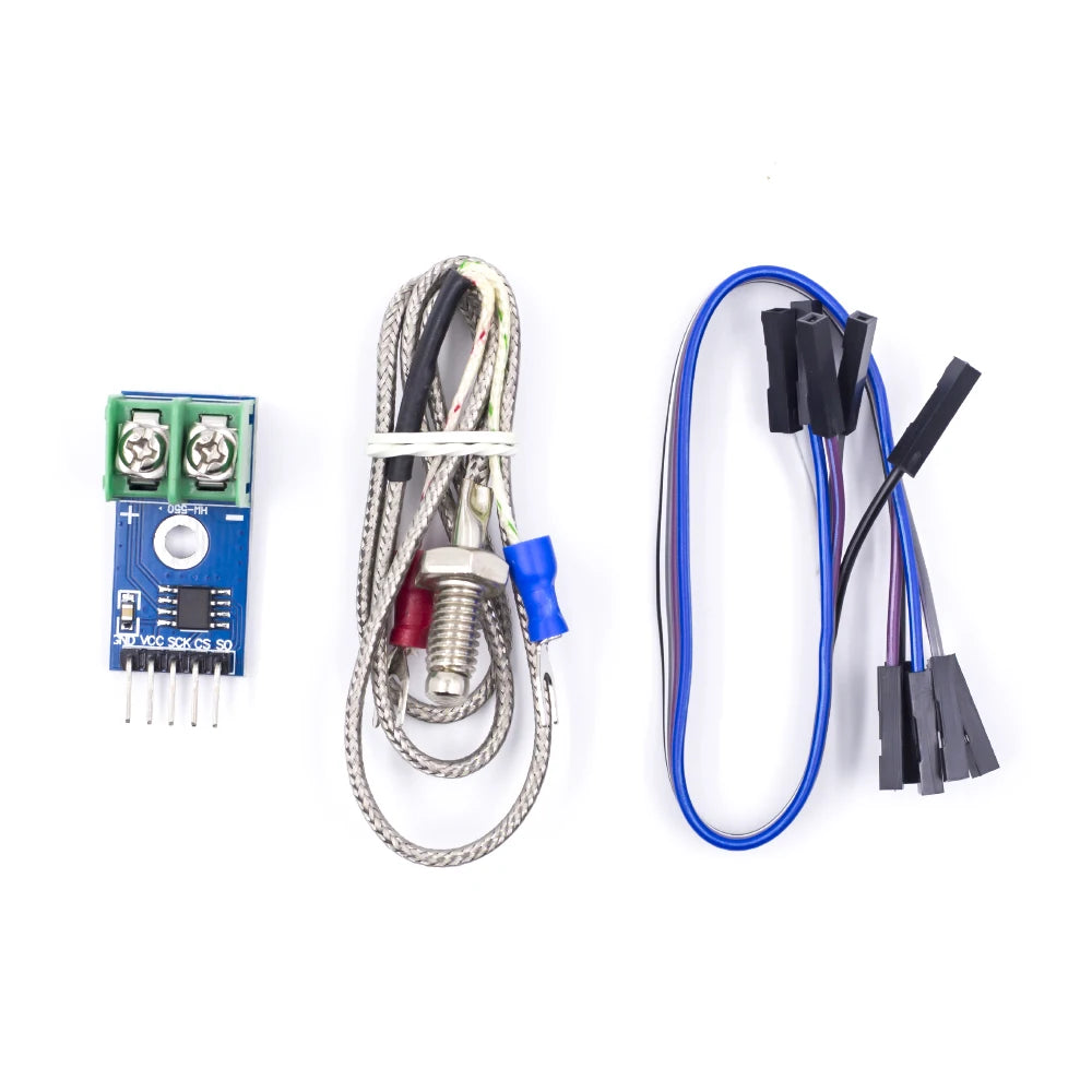 Best Quality MAX6675 K-type Thermocouple with Cable Temperature Sensor 0-800 Degrees Module Mega 2560