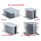 CG 10A 25A 40A 60A 80A AA Three Phase SSR AC Control AC Aluminum Radiator For 40AA Heat Sink SSR AC To AC Sink Solid State Relay