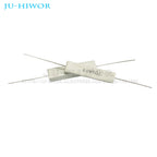 5pcs 10W 5% SQP Cement Resistor 0.1 0.22 0.33 0.5 1 1.2 1.8 2 2.2 3 3.3 3.6 4.7 5 8 10 15 20 25 30 100 K R ohms Power Resistance