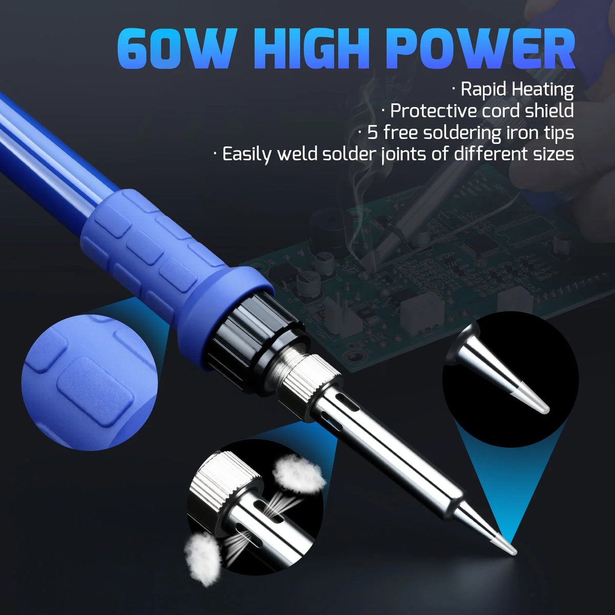 WEP 862BD+ Visible Adjustable Temperture Air Volume BGA Rework Station Hot Air Soldering Station SMD Rework Station With ESD
