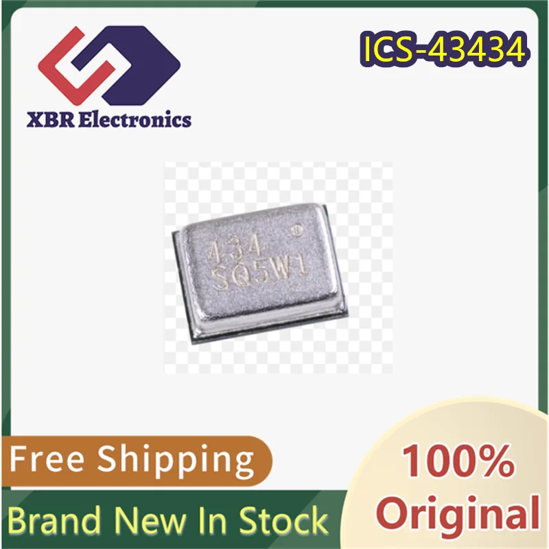 (1/20 pieces) ICS-43434 434 QFN-6 Digital I2S Output Bottom Port Microphone Brand New Genuine Original Product