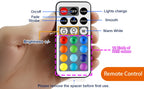 G9 LED Color Changing Light Bulb with Remote,Warm White/Cool White/RGB 12 Color Changing,Sync and Memory,Dimmable G9 LED Bulb