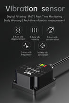 WitMotion WTVB01-485 IPX8 Vibration Sensor 3axis (XYZ) Modbus Vibration Analyzer Displacement(Acceleration +Speed+Amplitude)