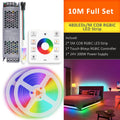 WS2811 COB RGBIC LED Strip DC24V 5M 10M 20M 30M RGB IC Horse Running Water Flowing Lights Tape Diode Ribbon Room Decoration Lamp