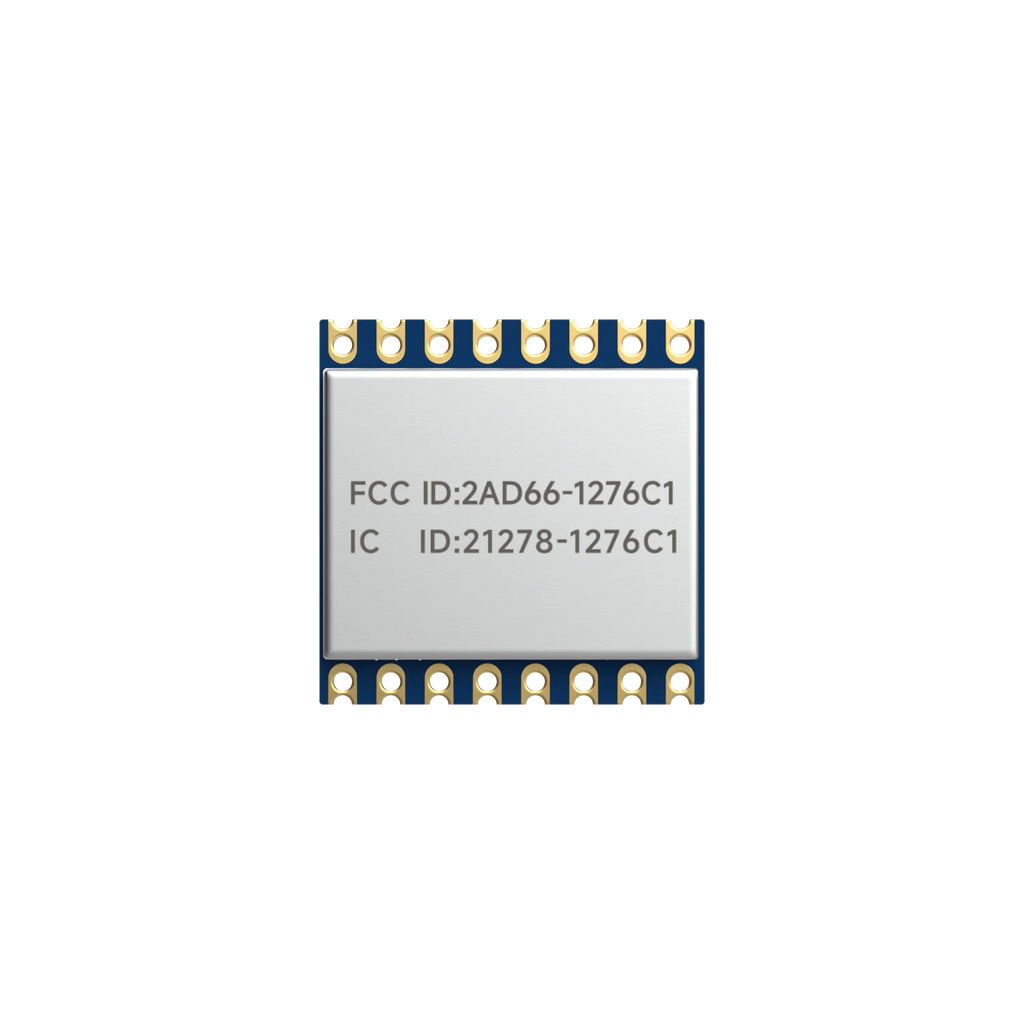 2pcs/lot LoRa1276-C1 - FCC ID / CE-RED Certified 915MHz | 868MHz 100mW SX1276 Chip Long Range 4Km RF Wireless LoRa Module