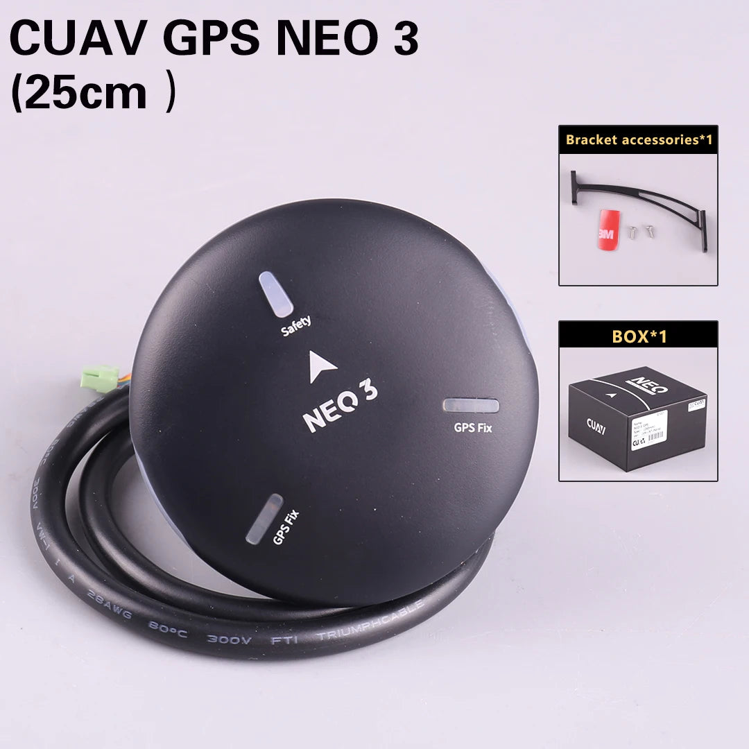CUAV New NEO 3 GNSS M9N Module for Pixhawk Compass Support Ardupilot PX4 Open Source Navigation