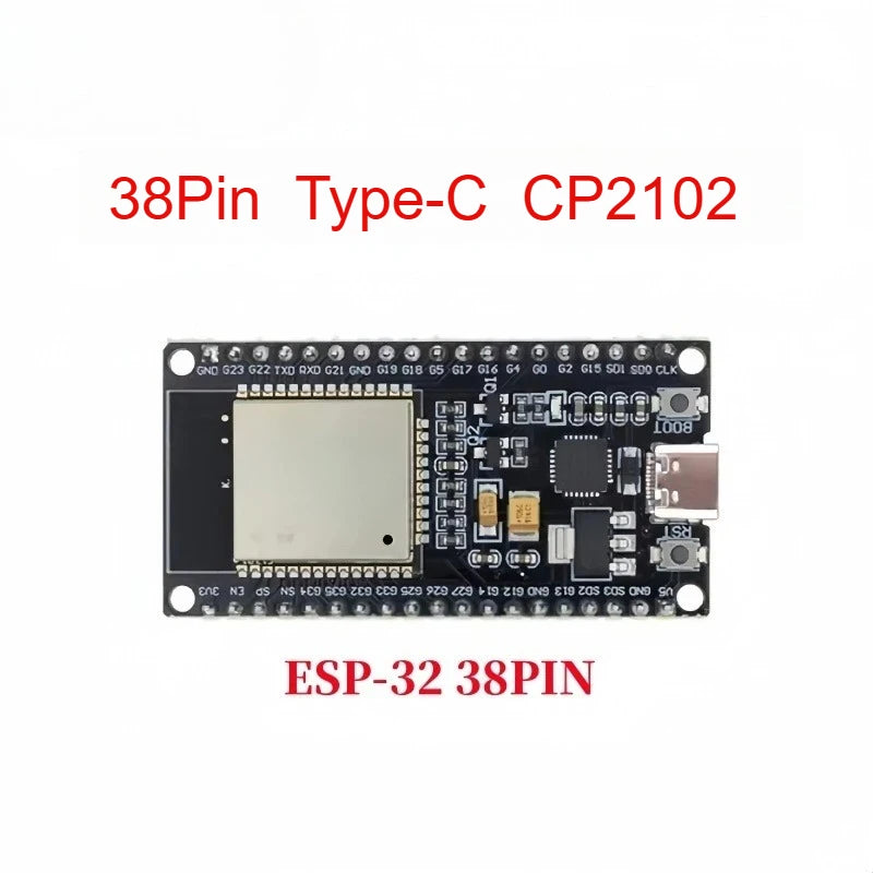 10PCS ESP32 Development Board WiFi Bluetooth Dual Core ESP-32 ESP-32S CP2102 CH9102 CH340 Type-C Micro USB Module