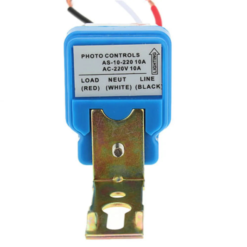Automatic On Off Photocell Street Lamp Light Switch Controller 110V 220V 24V 12V 10A Photo Control Photoswitch Sensor Switch