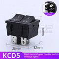 10pcs KCD2 KCD5 21x24mm 21*24mm Rocker Switches Kit 4 Pin 6Pin 2 Position 3 Position 15A/250VAC ON-OFF ON-OFF-ON