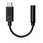 KZ AM02 Portable DAC Decoding Amplifier USB C to 3.5mm Audio Adapter with Professional 4-Stage EQ Tuning