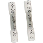 100Pcs 26-24 AWG Heat Shrink Butt Connectors Marine Grade Clear Waterproof Butt Splice Insulated Crimp Terminals Kit Marine