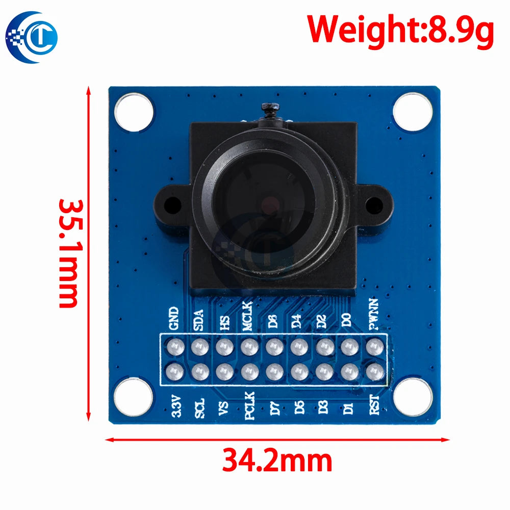 1PCS  OV7670 camera module Supports VGA CIF auto exposure control display active size 640X480 for Arduino