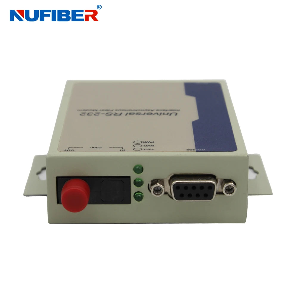 Industrial RS485/RS422/RS232 to Single-mode Simplex Serial to Fiber Converter, 1310nm/1550nm 20km Fiber optic modem