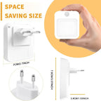 Night Light Motion Sensor With LED Light EU/US Plug Lamps Children'S Night Light Wireless Night Lamp For Bedside Table Bedroom