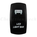 Marine 12V 24V White Led On Off Rocker Switch 5Pin SPST Momentary Switch DPDT ON OFF ON 3-Way for Car Boat Carling 4X4 Narva