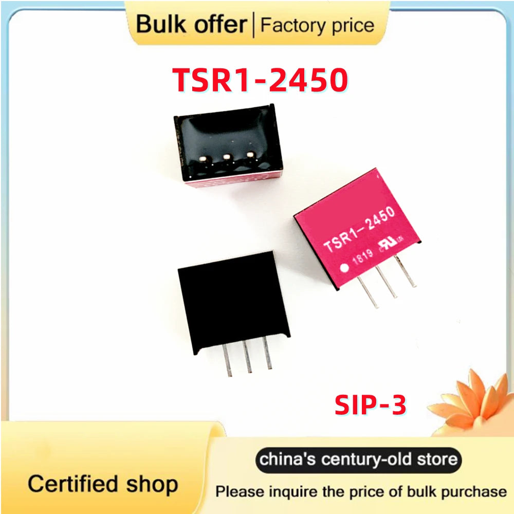 5-10PCS/Lot Original TSR1-2450 In-line SIP-3 non-isolated power module DC/DC Converter TSR1-2450 SIP-3 relay