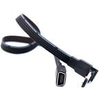 0.1M0.2M0.5M1M mini USB female to micro revolving connector, dash cam adapter cable, T-shaped port to Android navigation extensi