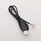 5V USB 2.0 A Female Male Power Supply Cable Connector 2Pin 4Pin Wire Charge Extension Cable Adapter Welding Line DIY 0.3m 1m 2m