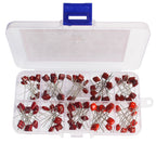 CBB Polypropylene Film Capacitor Box Kit 10nF~470nF Capacitor Bank 10nF 22nF 33nF 47nF 100nF 220nF 330nF 470nF 100 PCS