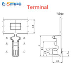 ZH 1.5 3/4/10/12Pin JST Straight/RA/Vertical/Horizontal SMD Reflow High Temp Resist Wafer Pin+Housing Receptacle+Terminal