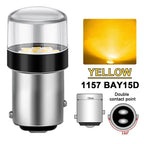 2-10 PCS 1156 BA15S 1157 BAY15D LED Bulbs 12V 3030 Chips 6500K White Super Bright Car Tail Turn Signal Parking Reverse Lights